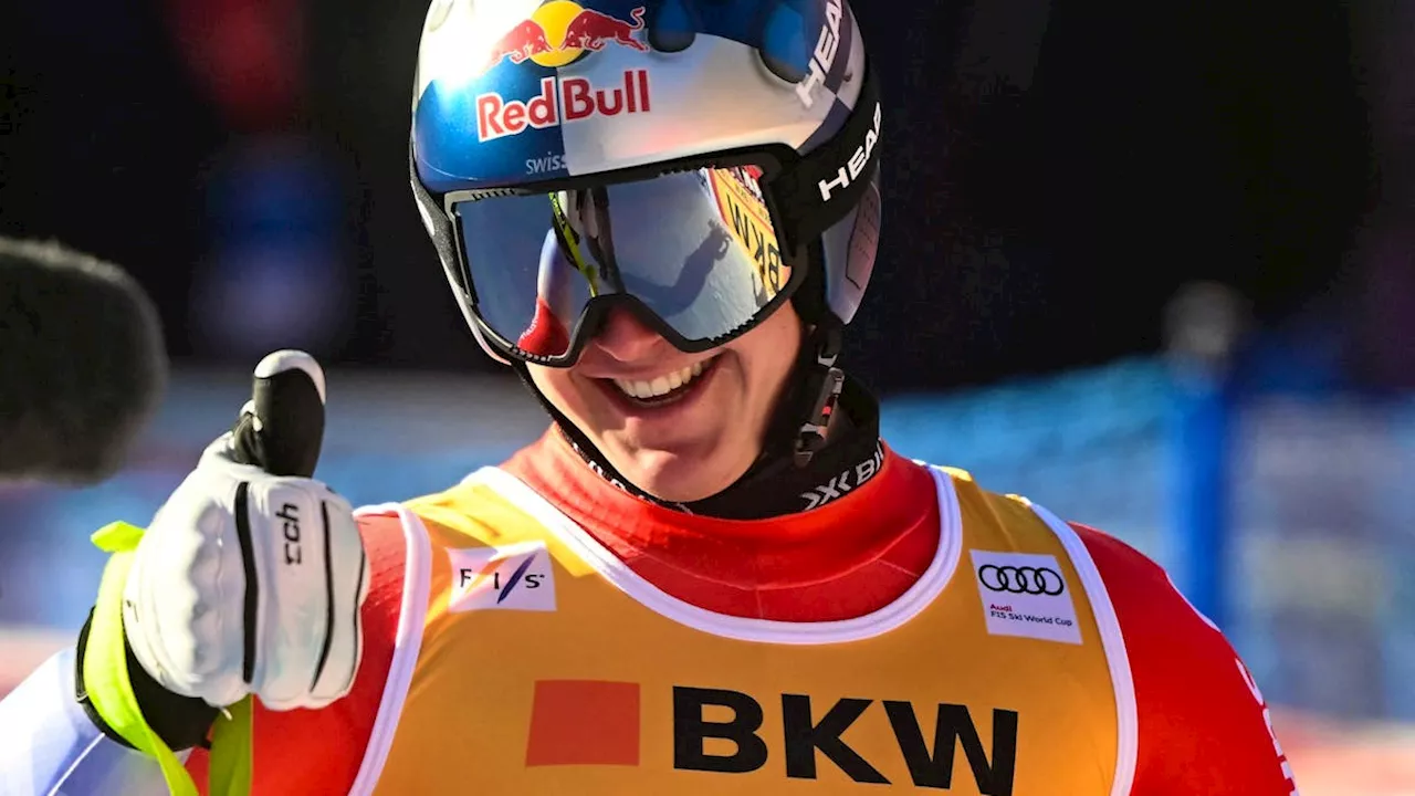 Super-G Wengen: Franjo von Allmen feiert ersten Weltcupsieg