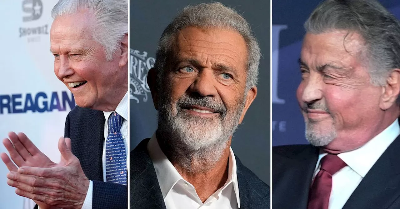 Donald Trump vows to help ‘troubled’ Hollywood with Mel Gibson, Jon Voight and Sylvester Stallone