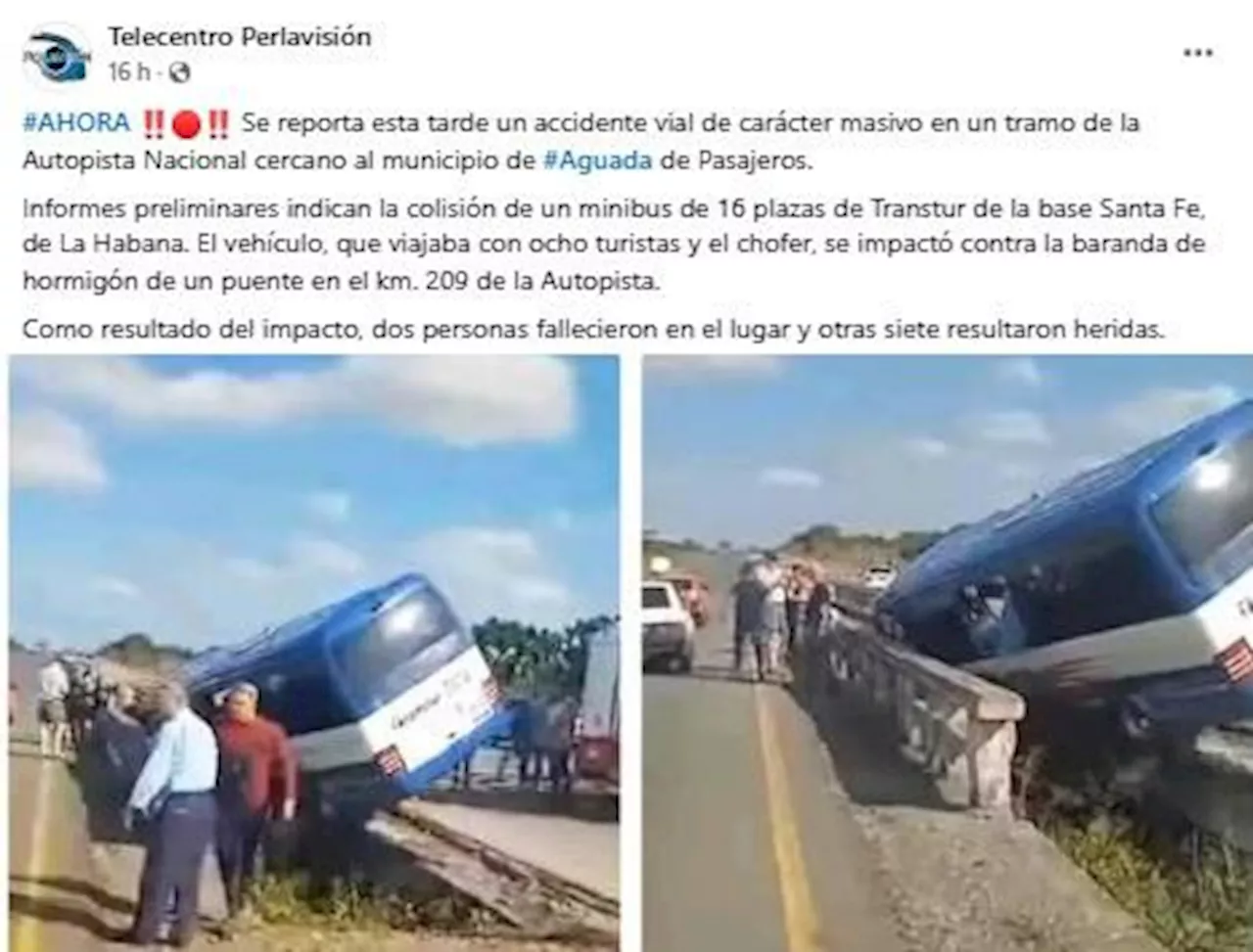 Incidente stradale in Cuba: morto un turista italiano