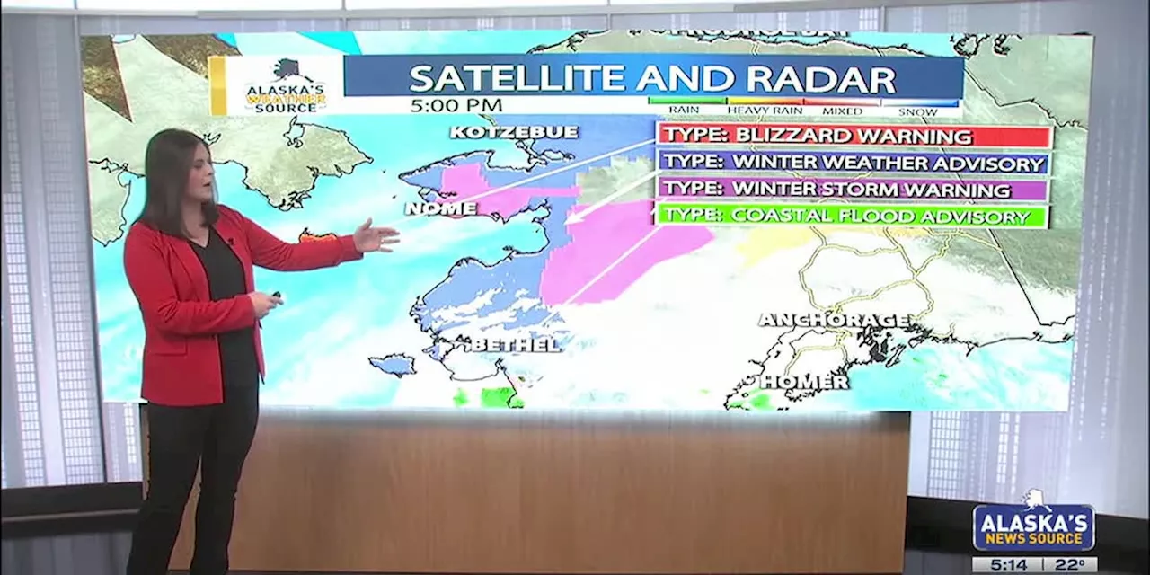 Storm set to hit western Alaska