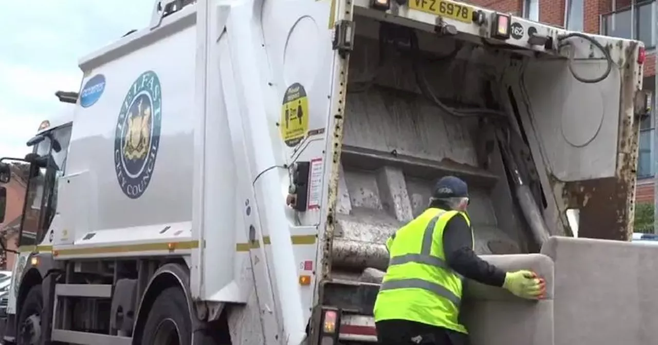 Belfast bin collection stickers being considered after 'disappointing' Christmas