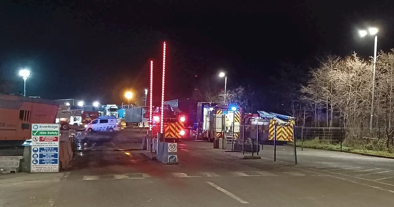 Recycling plant fire causes service disruption in Co Derry