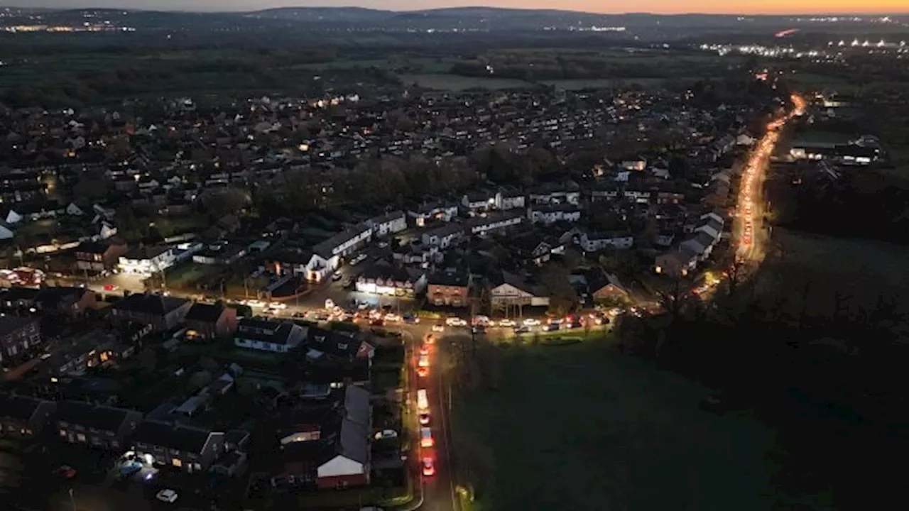 Traffic Bedlam in Grimsargh and Longridge as Haighton Green Lane Remains Closed