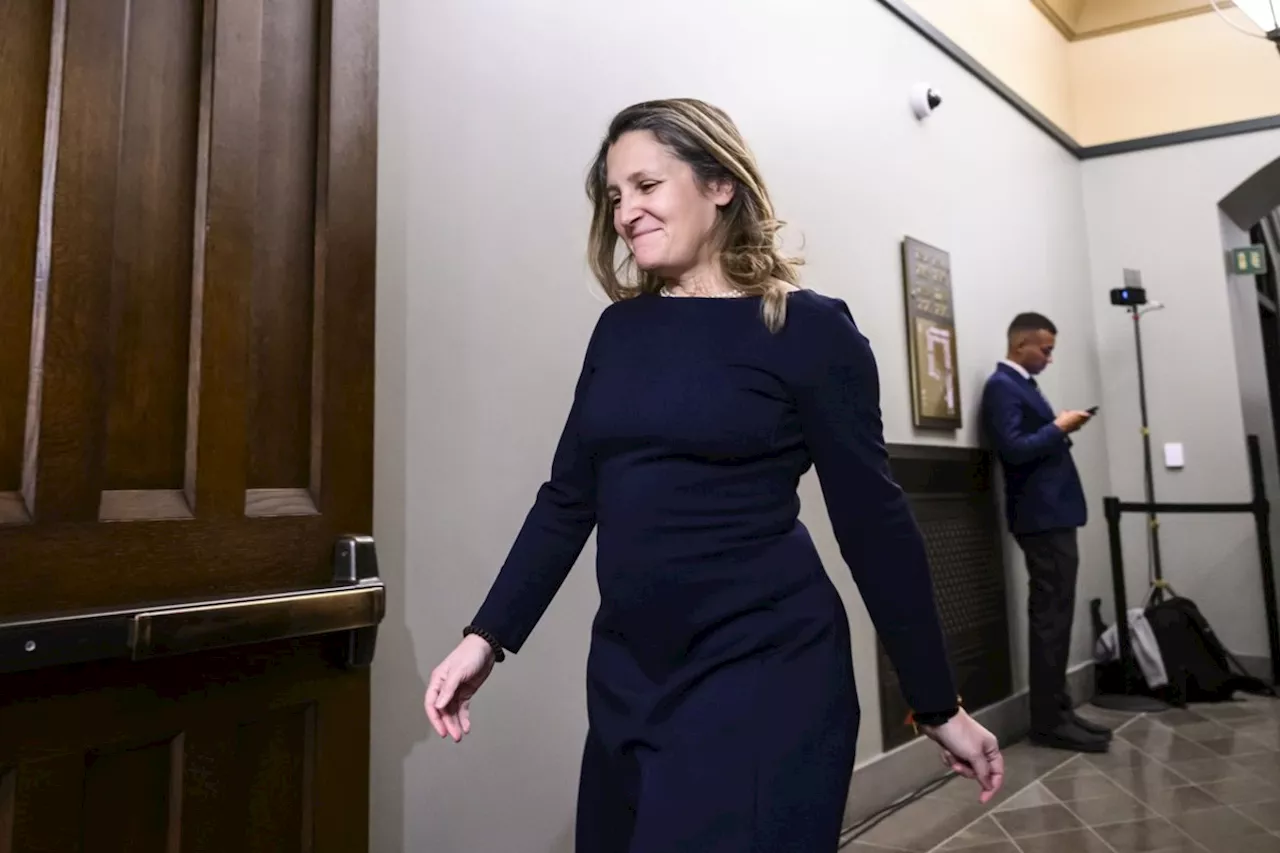 Chrystia Freeland, Mark Carney emerge as top contenders in Liberal leadership race