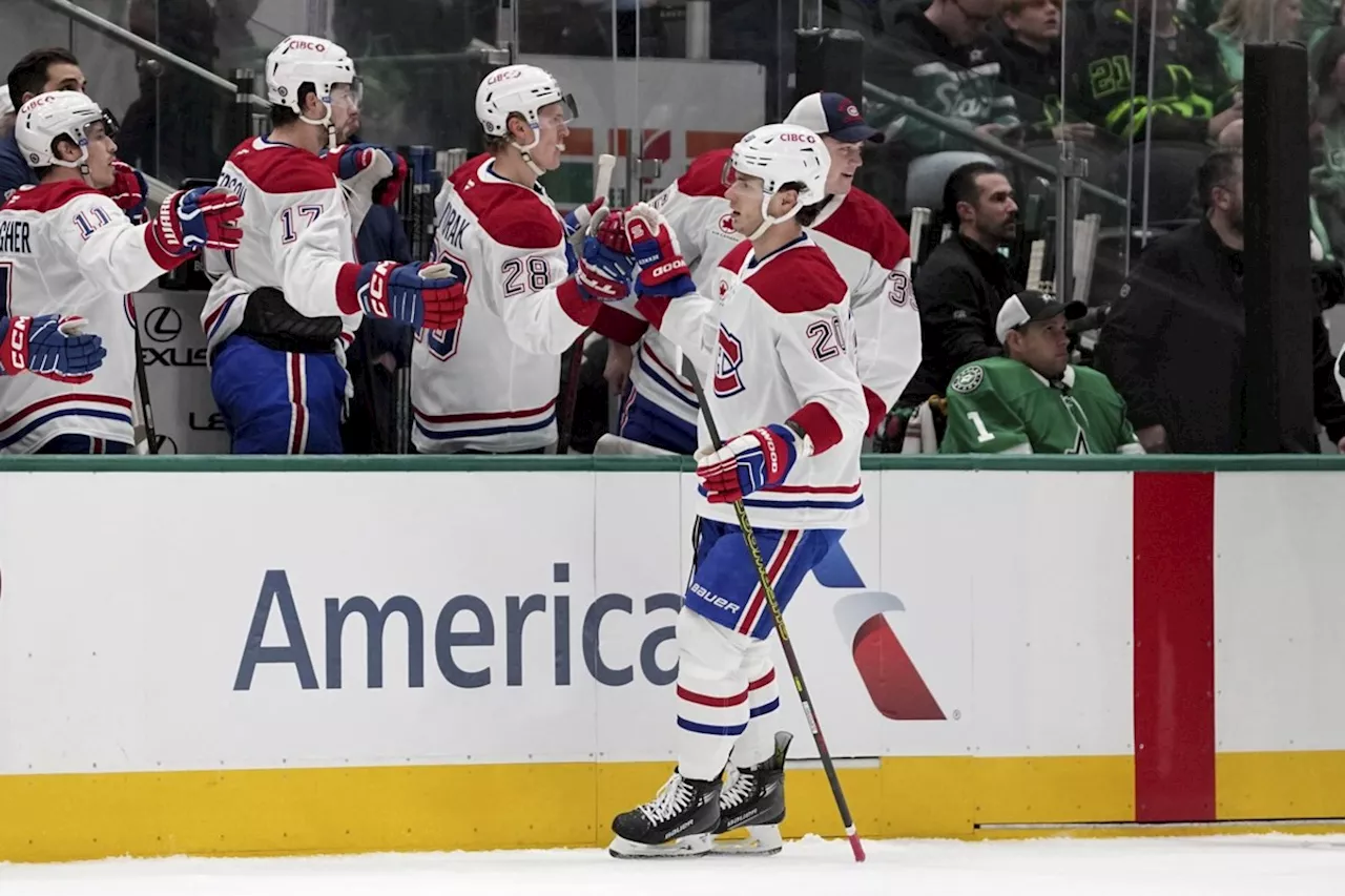 Newhook's Goal Propels Canadiens Past Stars