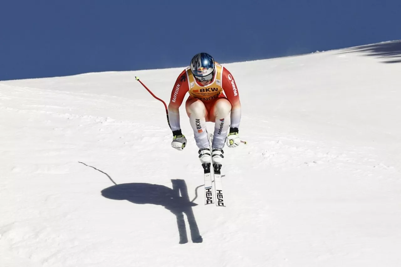 Swiss skier Von Allmen wins home World Cup super-G as Odermatt has rare off day