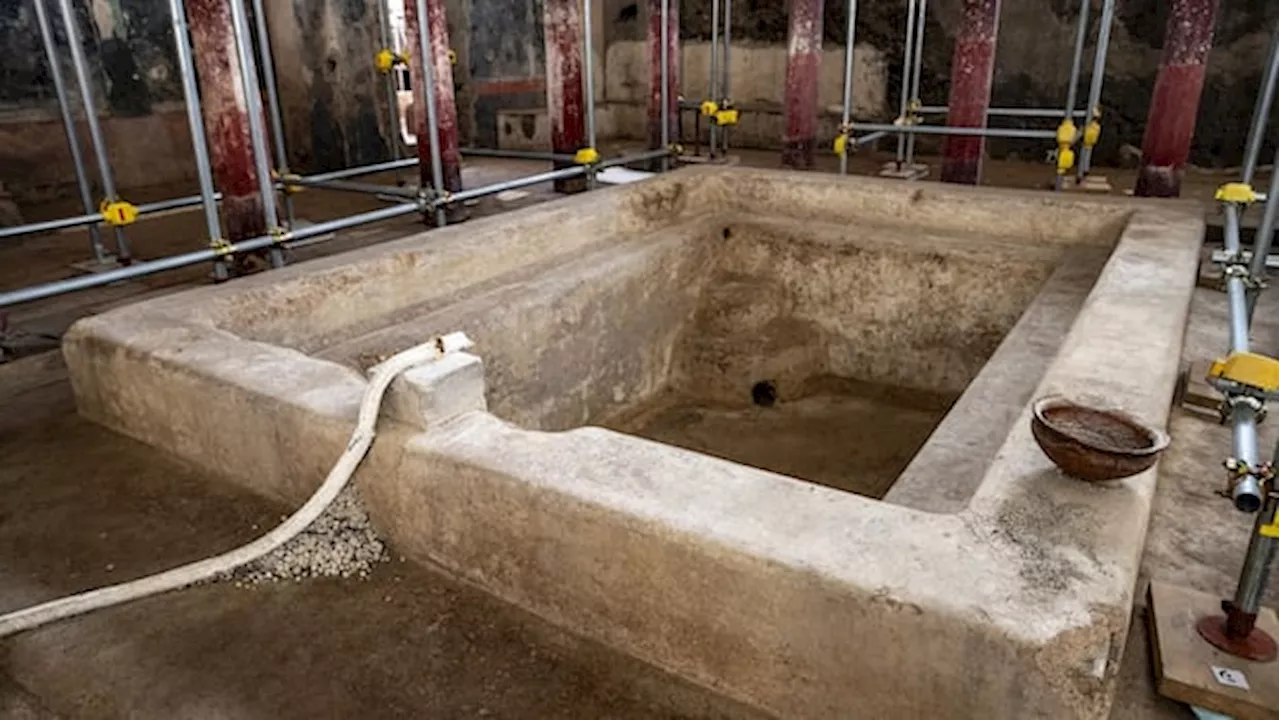 Pompeii Unearths 2,000-Year-Old Private Bathhouse, Offering Glimpse into Roman Luxury