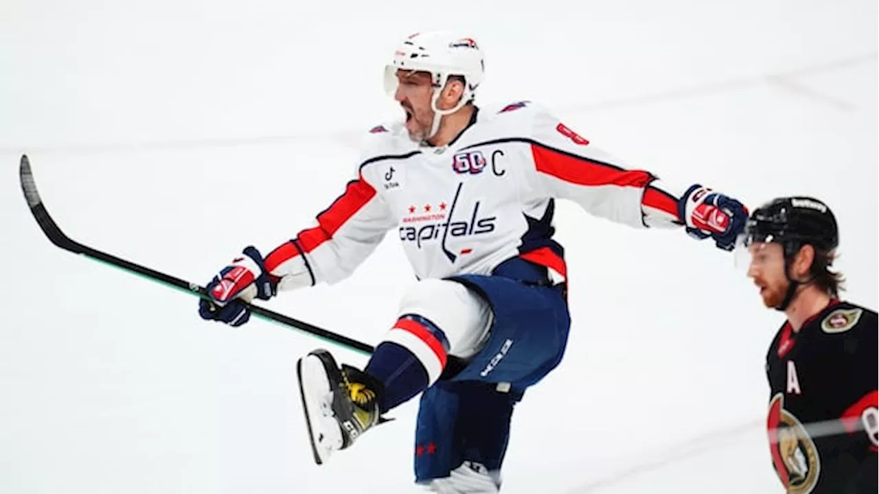 Ovechkin Breaks NHL Record for Most Goaltenders Scored On