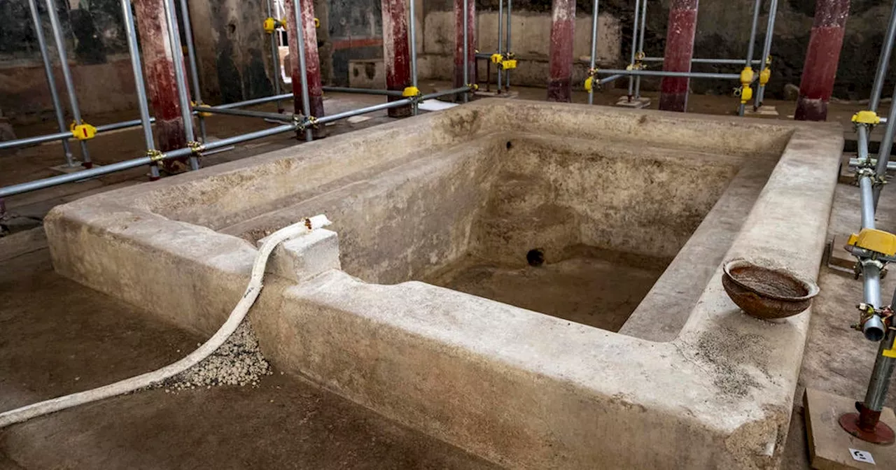 Pompeii excavation reveals large private bathhouse built 2,000 years ago