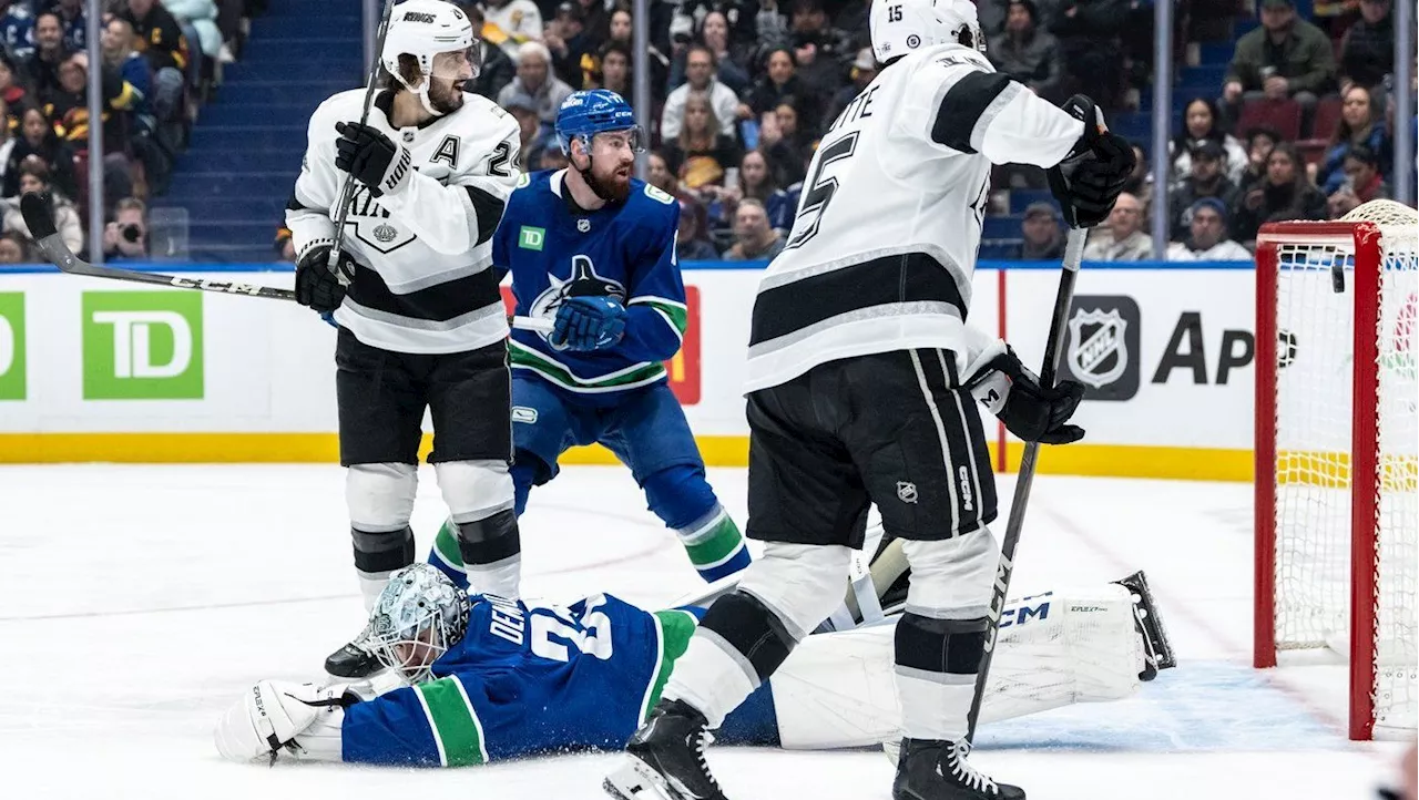 Turcotte's Two Goals Lead Kings Past Canucks