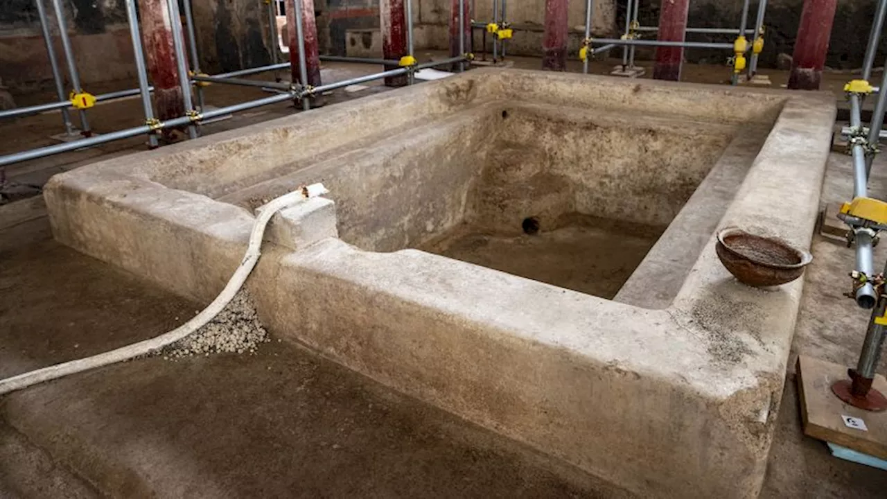 Pompeii Archaeologists Unearth Elaborate Thermal Bath Complex