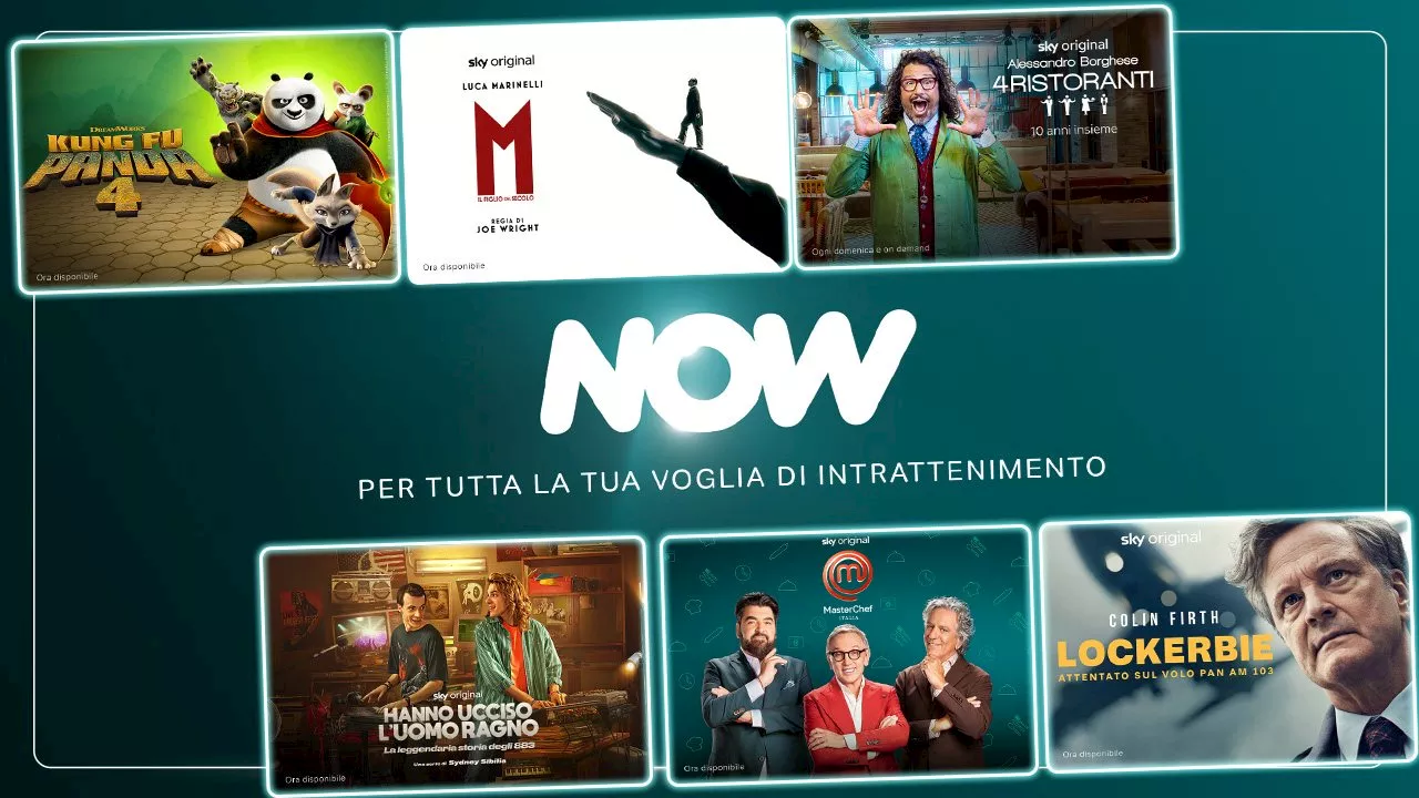 Il 2025 di NOW, tra Serie esclusive, grandi Film e Show originali