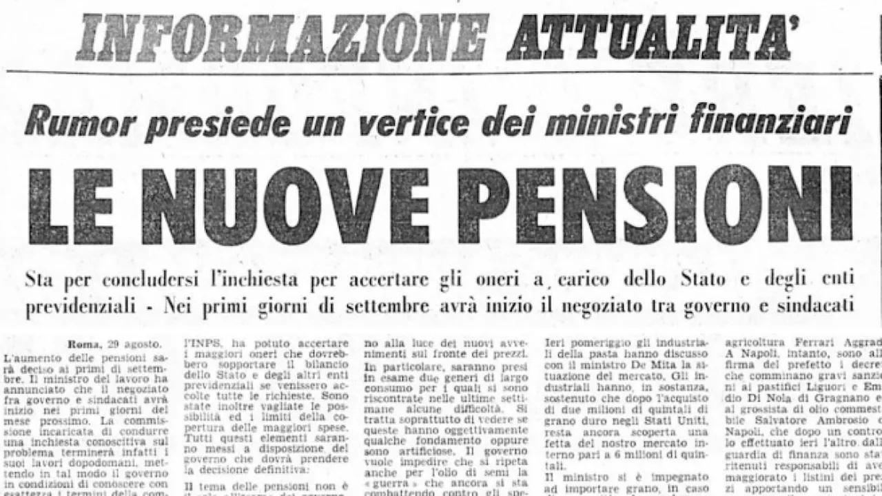 L'eredità delle baby pensioni: 400 mila italiani in pensione da oltre quarant'anni