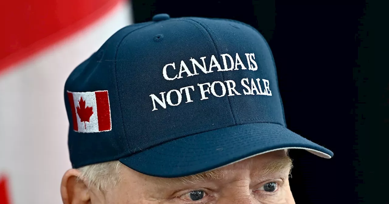 Ontario Premier Doug Ford Wears 'Canada is Not for Sale' Hat at First Ministers Meeting