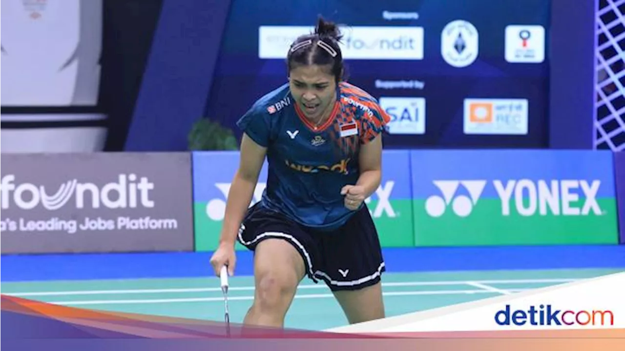 Hasil India Open 2025: Kalahkan Wakil Tuan Rumah, Gregoria ke Semifinal