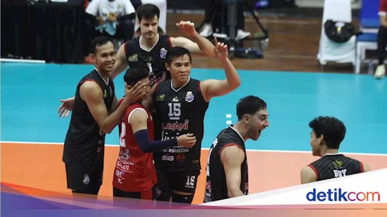 Proliga 2025: LavAni Livin' Transmedia Kalahkan Garuda Jaya 3-0