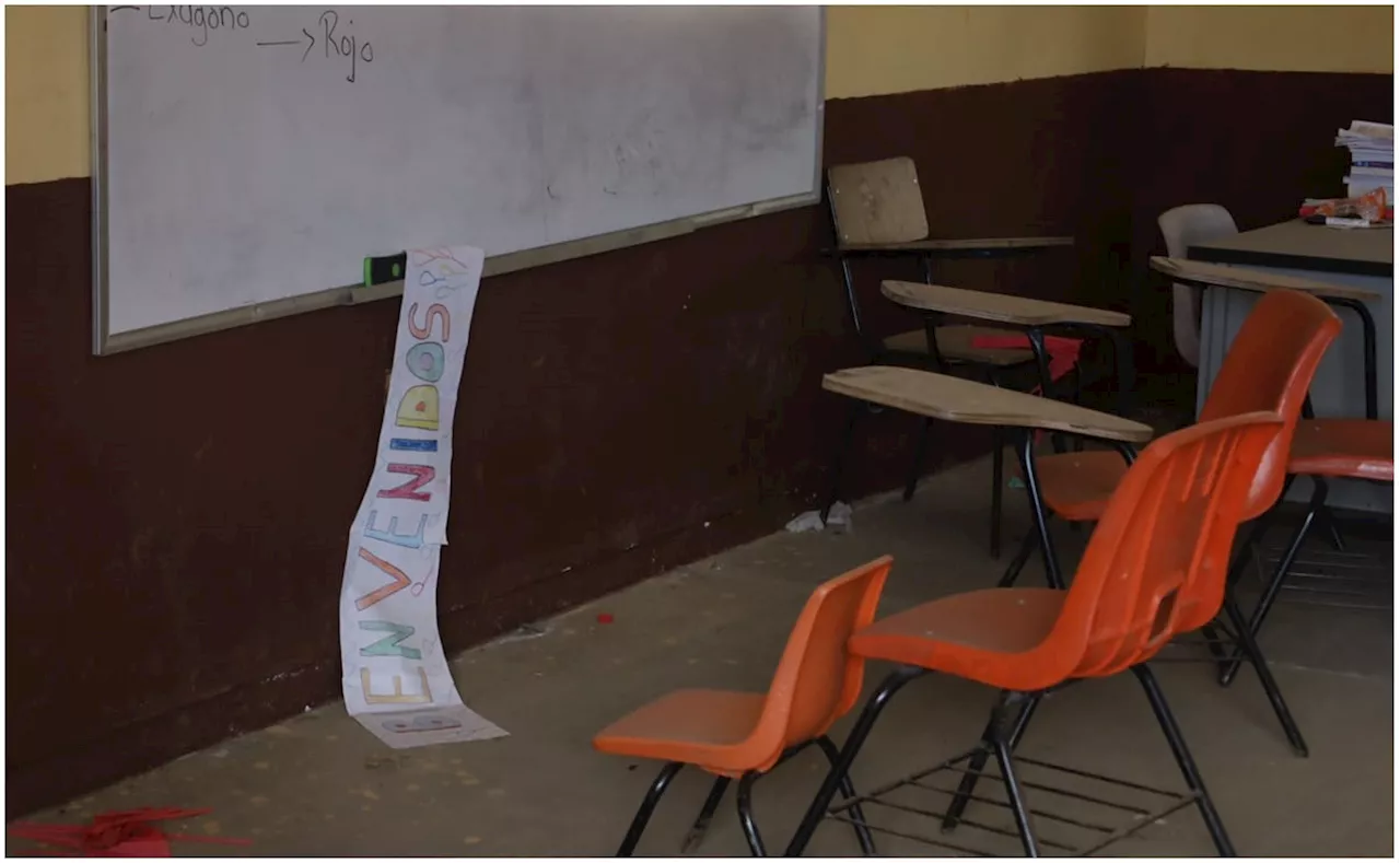 Reanudan clases en escuelas de Chautipan, Guerrero, tras dos meses sin actividades; maestros dejaron de ir por la violencia