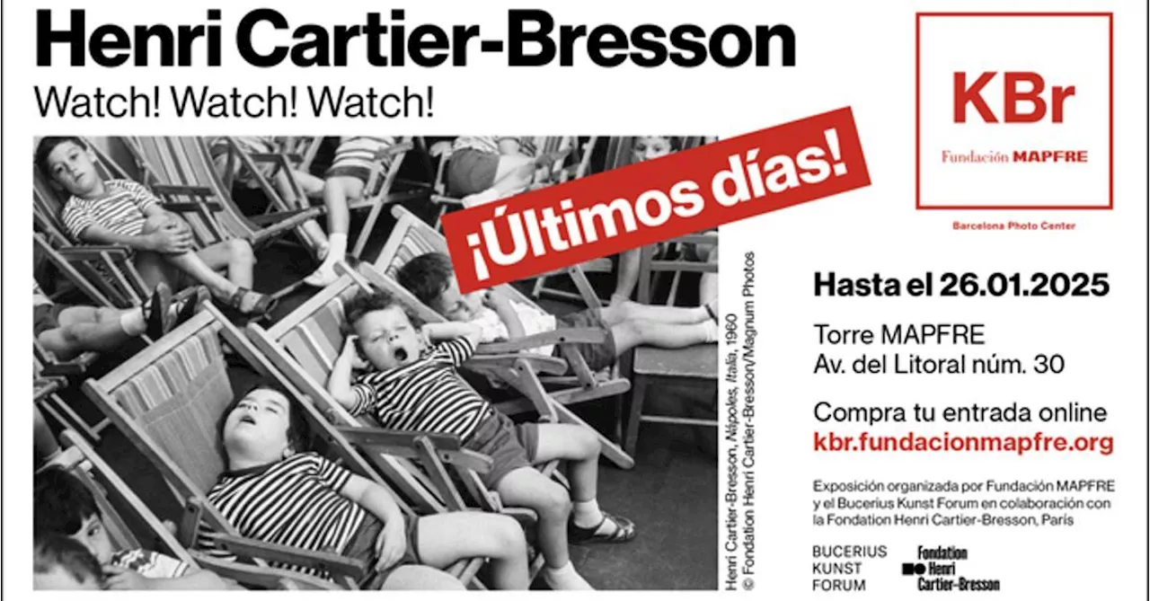 Visita gratis la exposición del artista Henri Cartier-Bresson en Barcelona