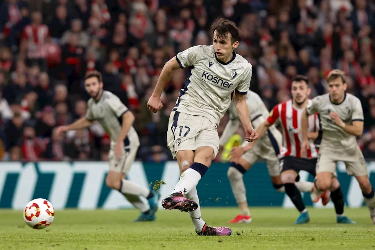 Osasuna elimina ao Athletic na Copa do Rei