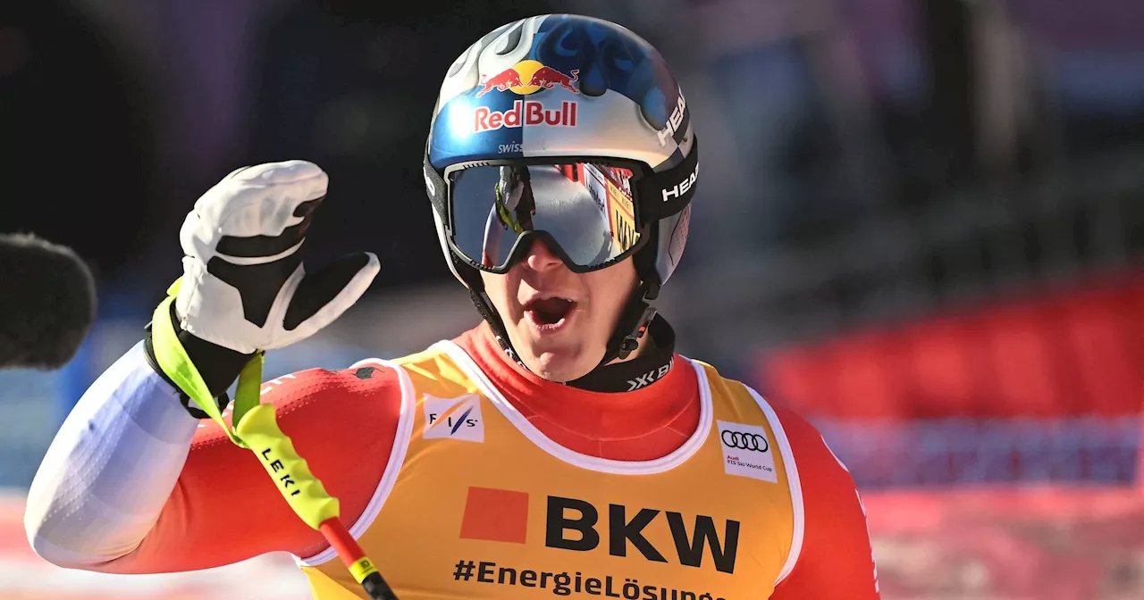 Von Allmen trionfa nel Super G di Wengen, Odermatt salva il pettorale rosso