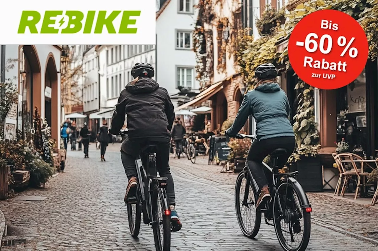 Sparsam und nachhaltig: Rebike bietet bis zu 60% Rabatt auf City E-Bikes