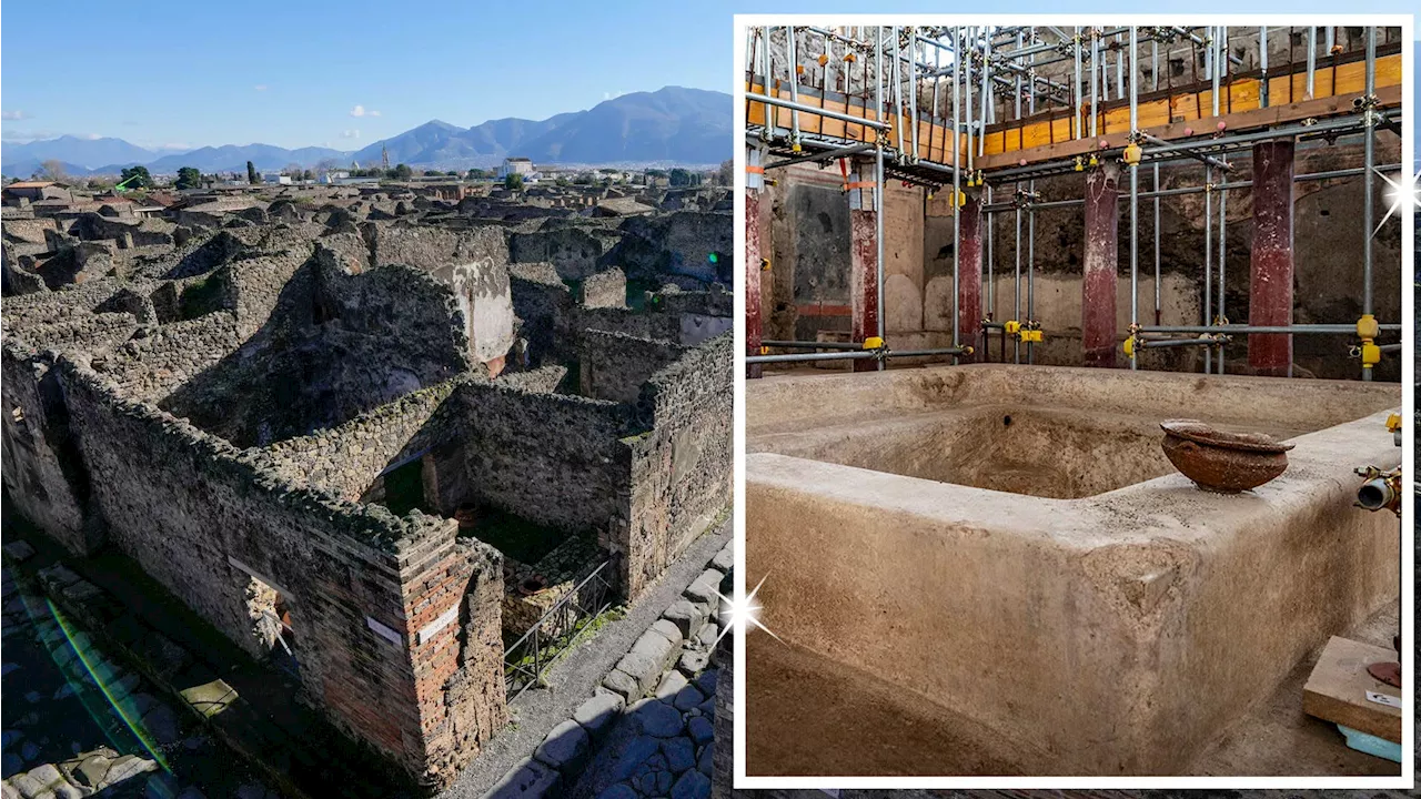 Nya fyndet i Pompeji: Lyxigt, privat badhus