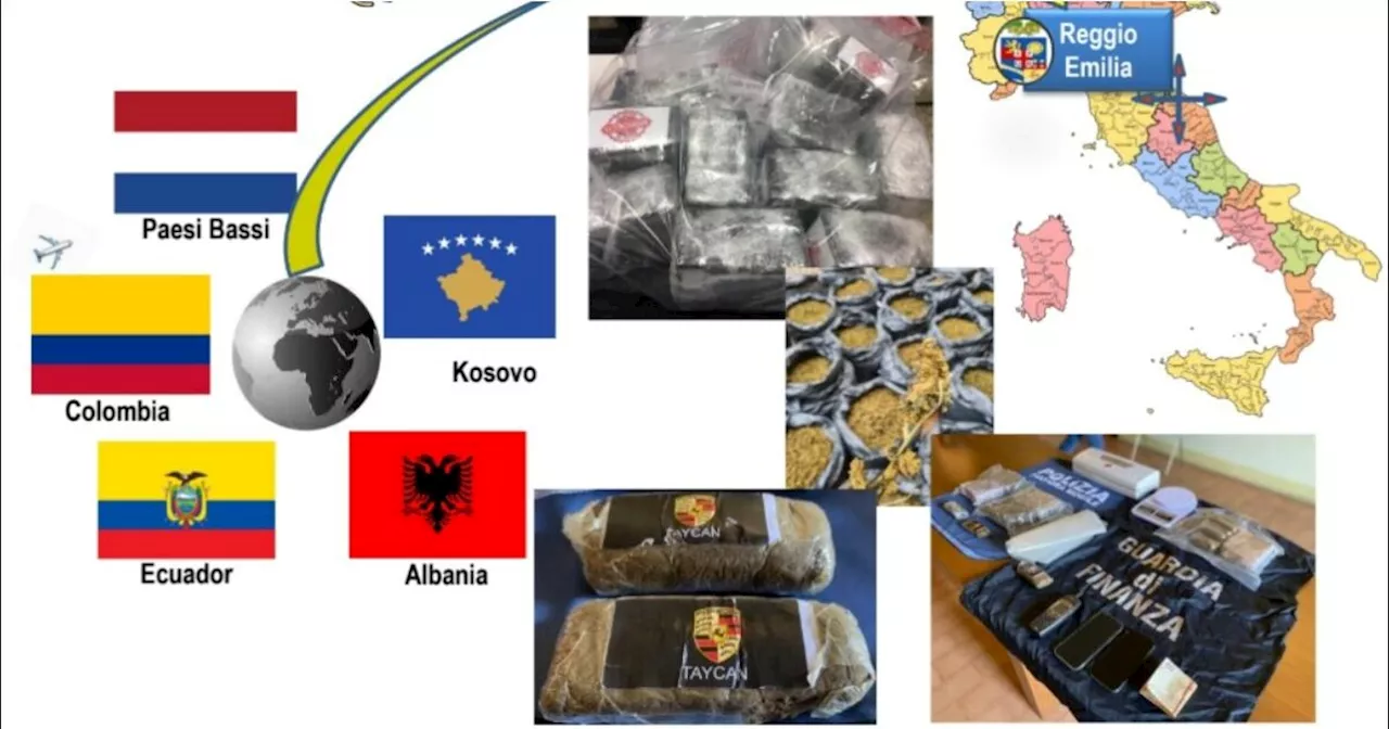 Narcotraffico, smantellata rete con base a Reggio Emilia: legami con ‘ndrangheta e criminalità romana