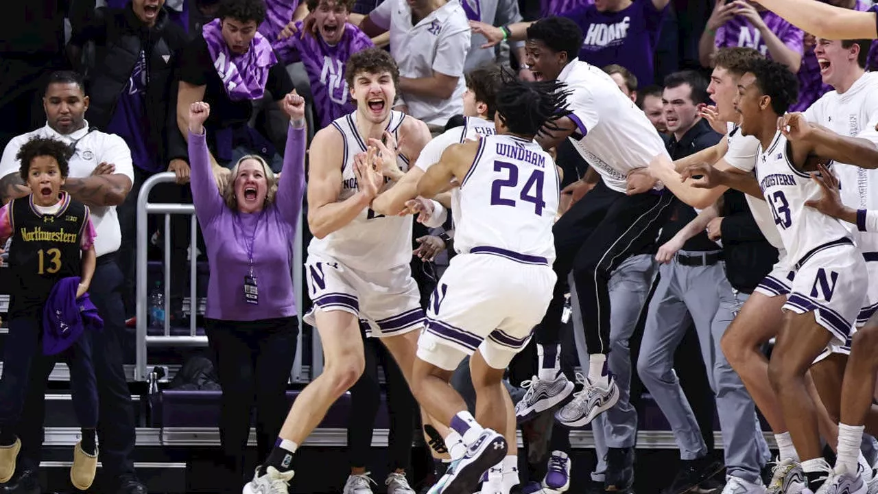 Martinelli's Buzzer-Beater Lifts Northwestern Past Maryland in Overtime Thriller