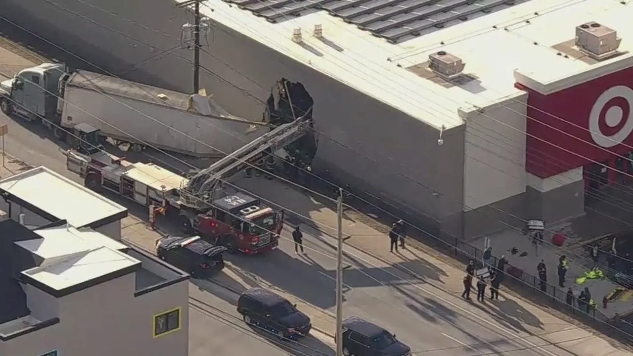 Dump Truck Crashes into New Jersey Target, Leaving Six Injured