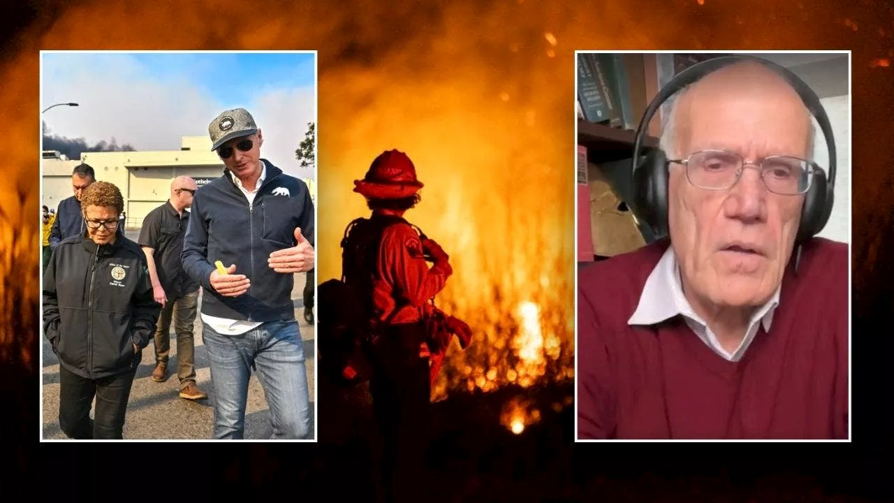 California Wildfires: Historian Blasts 'Nonsensical' Response, Citing Empty Reservoirs and Defunded Fire Departments