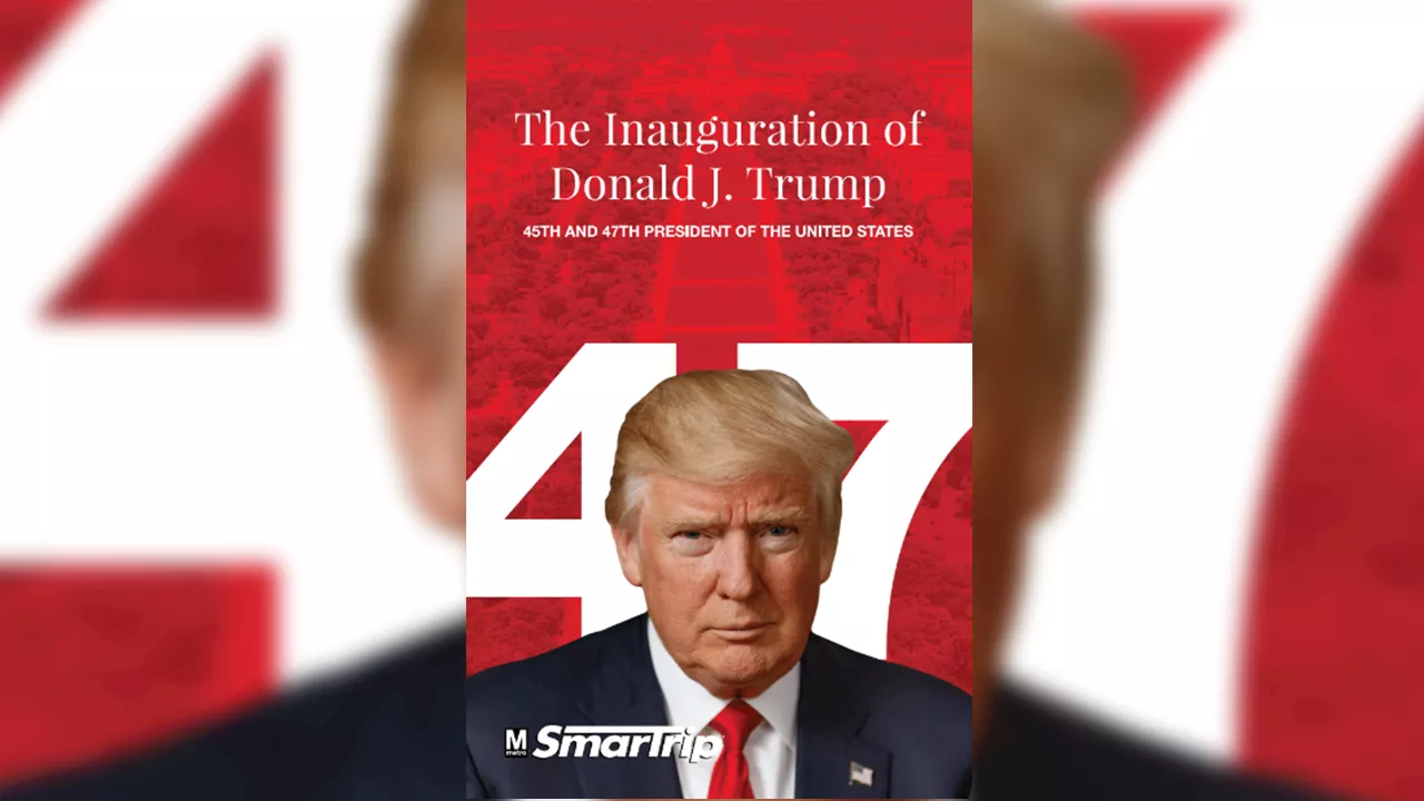 Commemorative Trump Metro Card Released for Inauguration