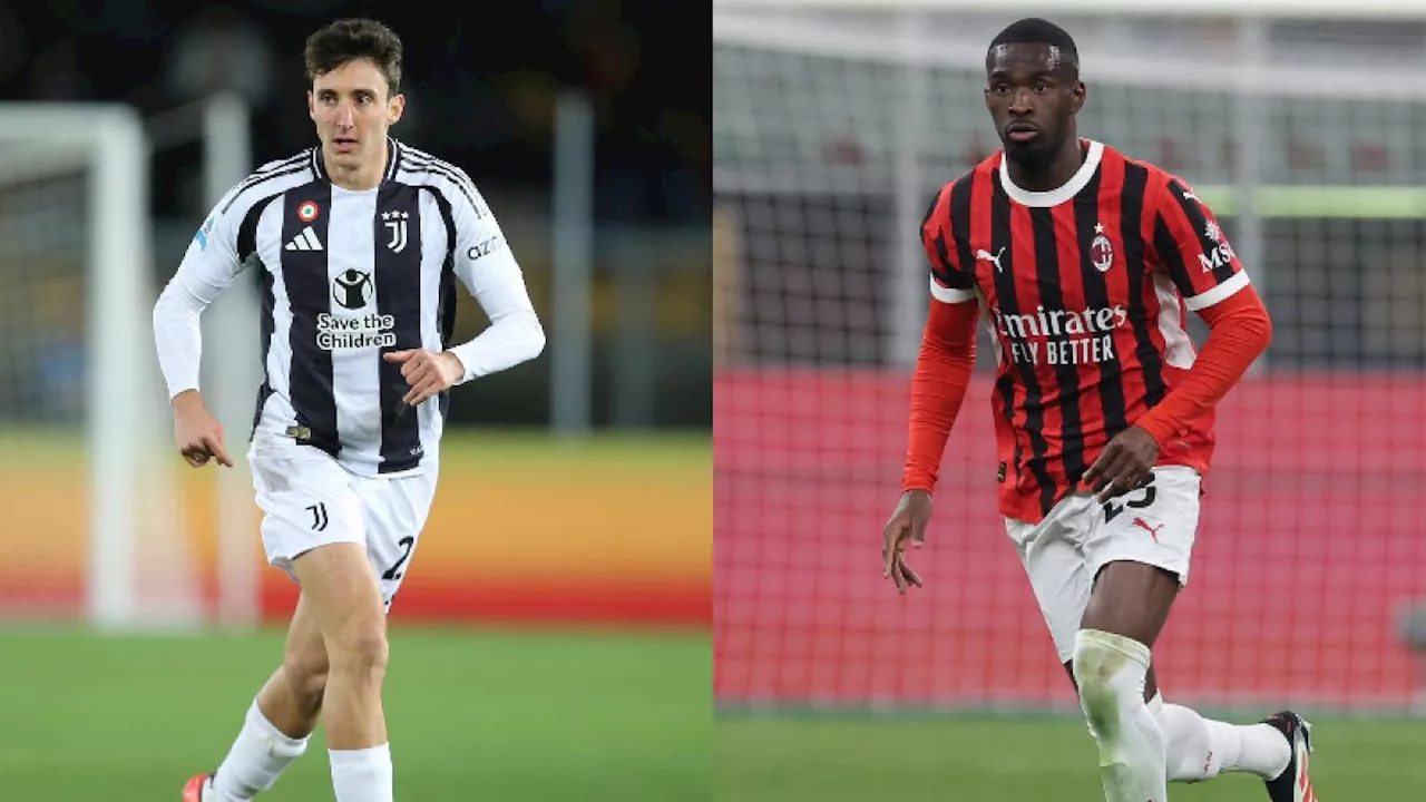 Cambiaso e Tomori sotto la lente di ingrandimento di Juve-Milan