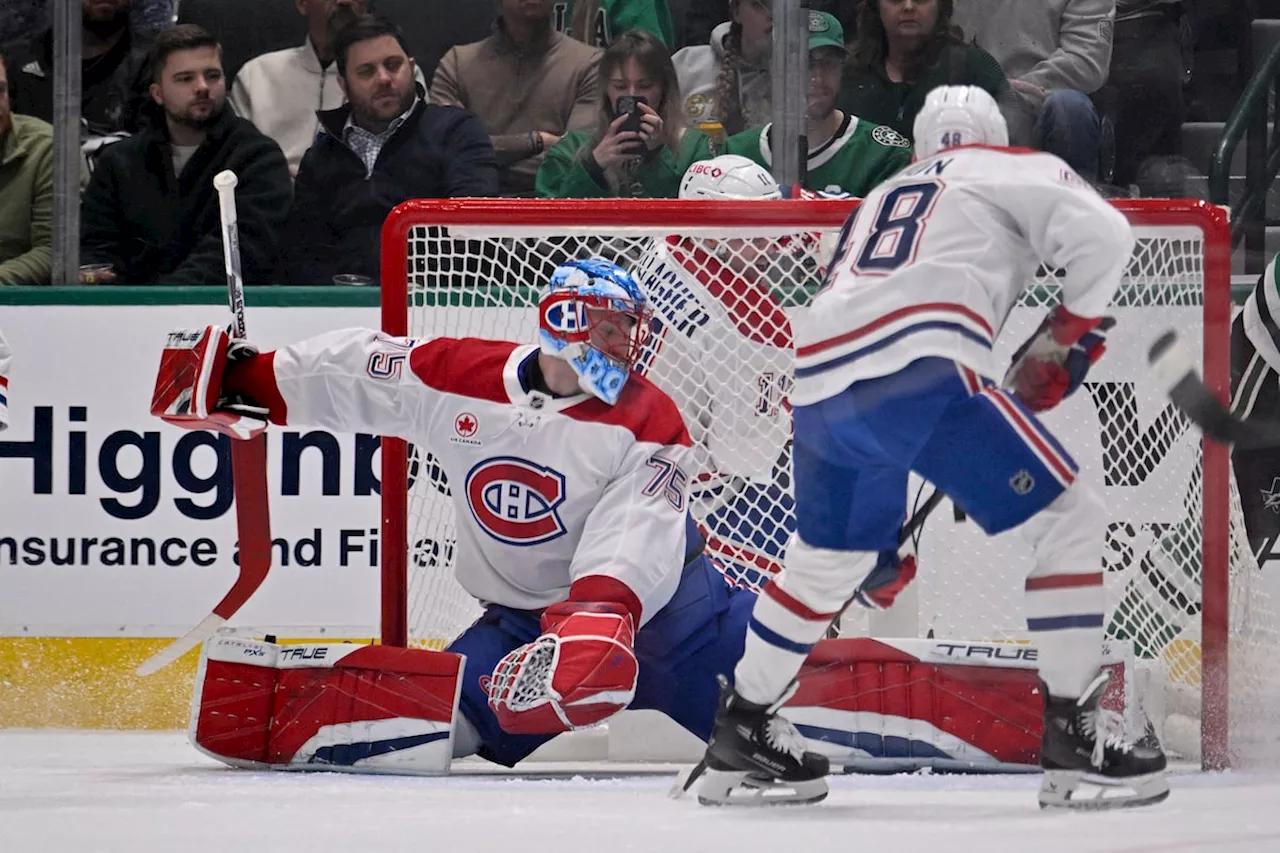 Canadiens Top Stars 3-1 Behind Dobes' Strong Goaltending