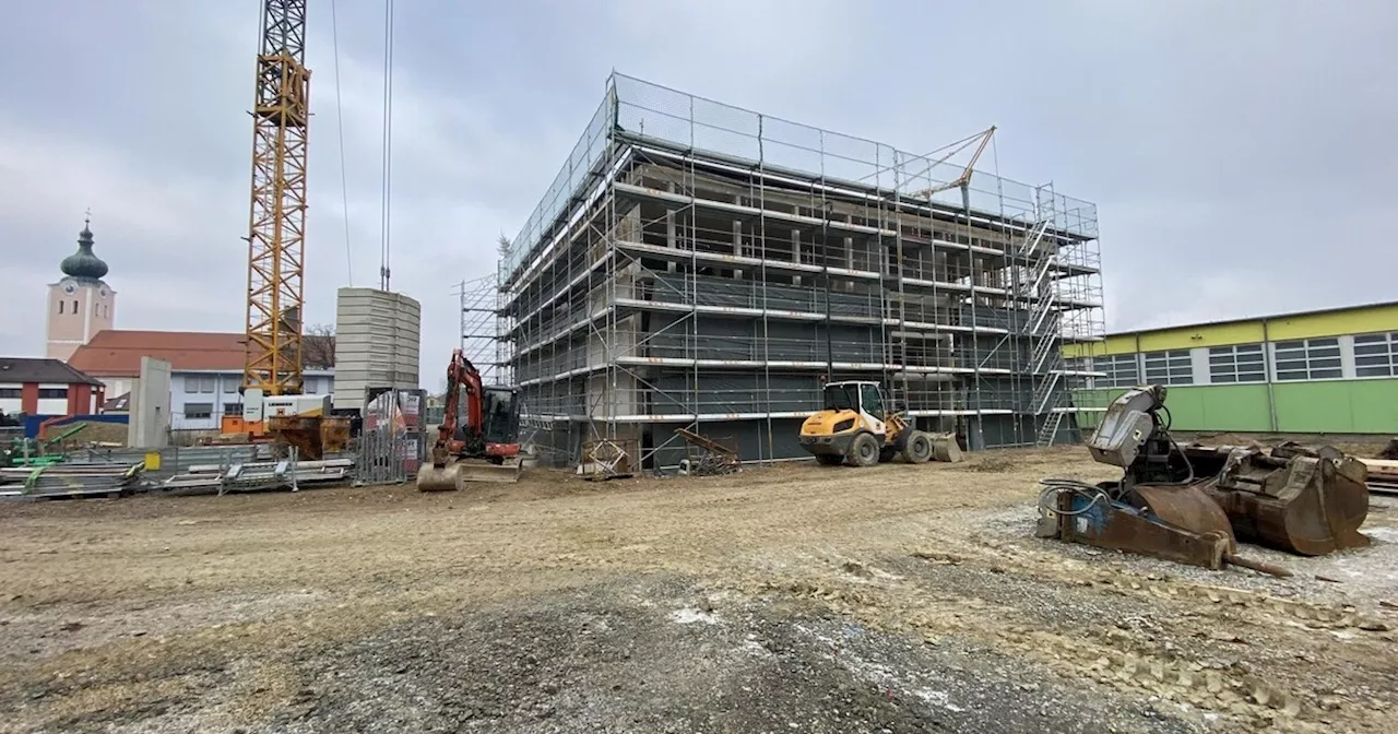 Nächster Schritt auf der Baustelle an Landaus Grund- und Mittelschule