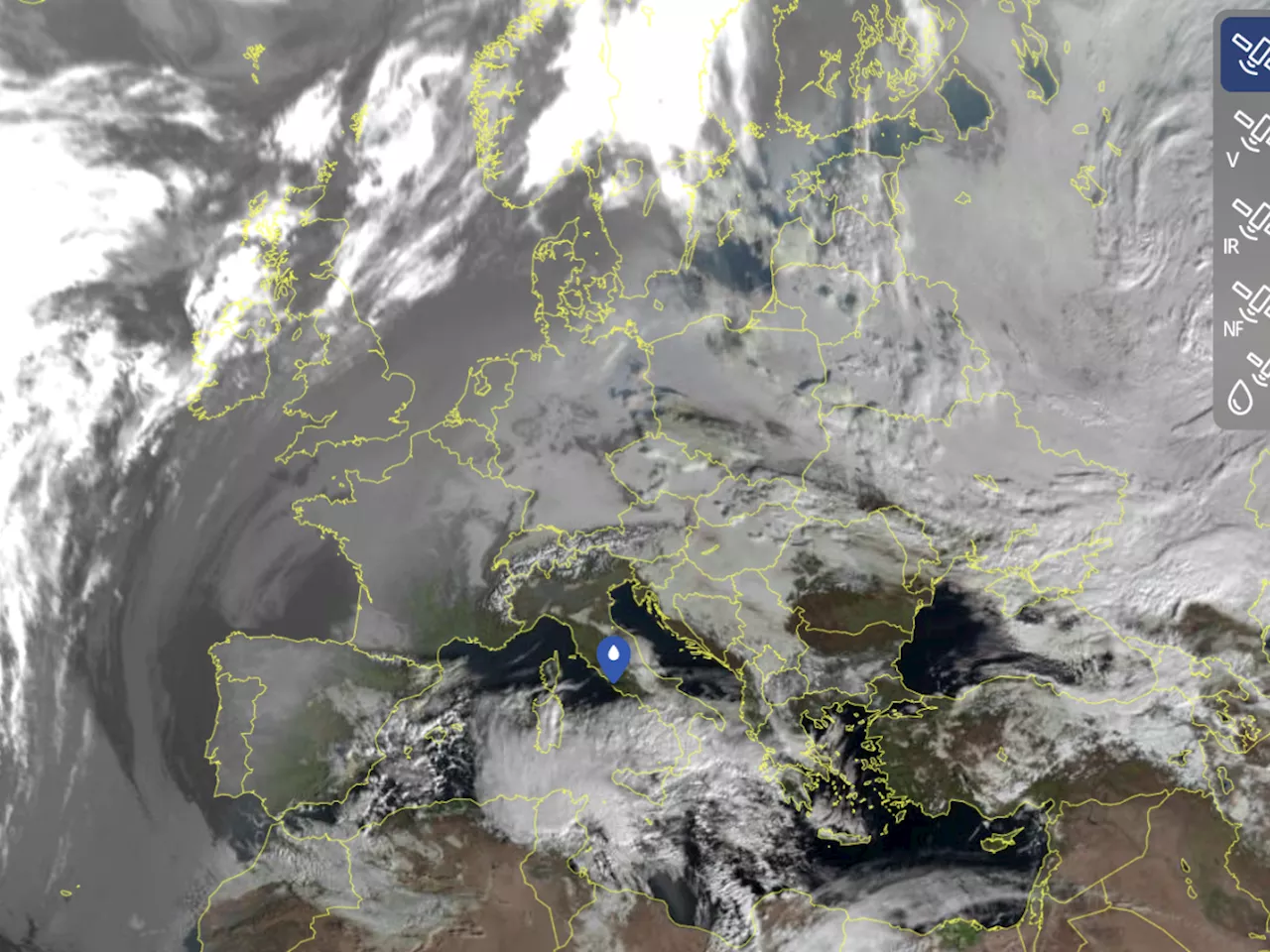 Ciclone Tunisino: Piogge Intinse e Venti Forti sul Sud Italia