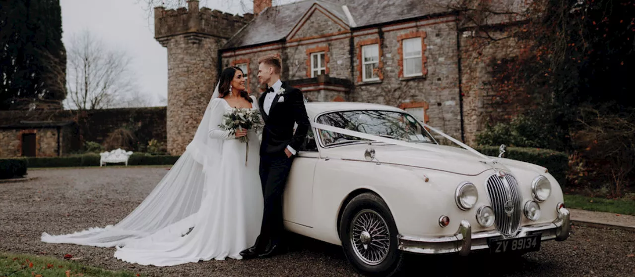 Laura and Marc's Magical Winter Wonderland Wedding at Ballymagarvey Village