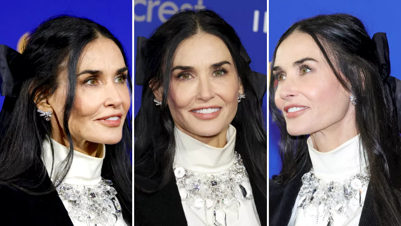 Demi Moore, il nuovo haircut preppy chic inaugura la stagione dei red carpet 2025