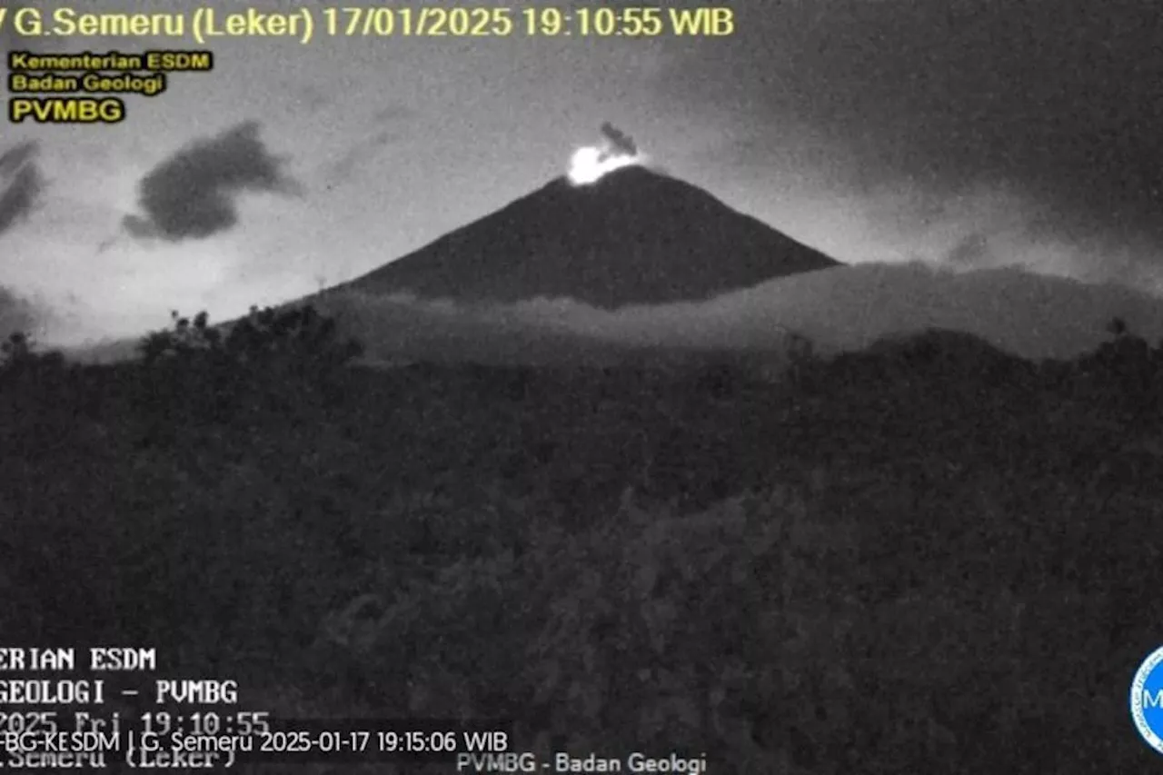 Gunung Semeru Erupsi Kembali, Kolom Letusan Capai 400 Meter