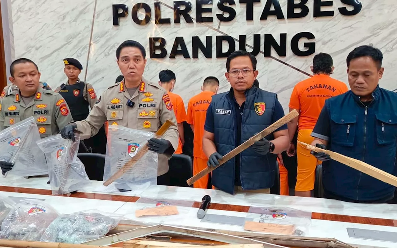 Polisi Tetapkan 5 Tersangka Bentrokan Ormas GRIB Jaya vs Pemuda Pancasila di Bandung