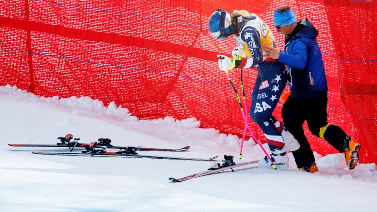 Lindsey Vonn Sturz beim Abfahrtstraining in Cortina d'Ampezzo