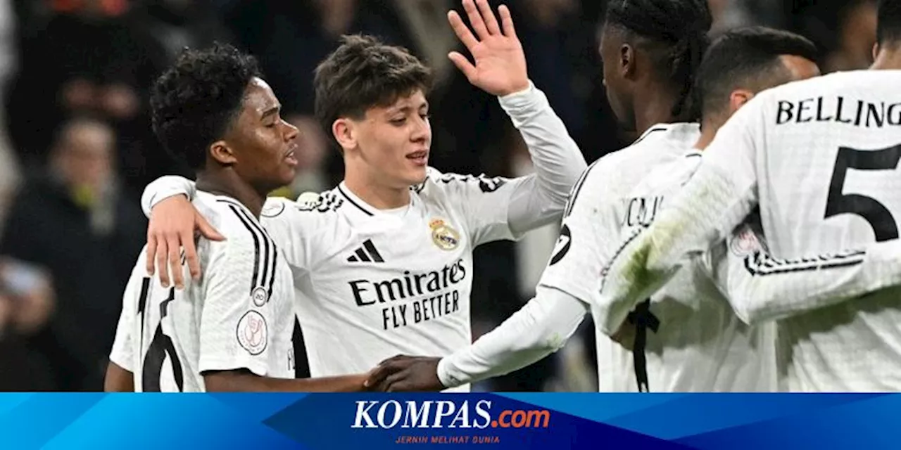 Hasil Real Madrid Vs Celta Vigo 5-2, Endrick Tidak Pernah Menyerah