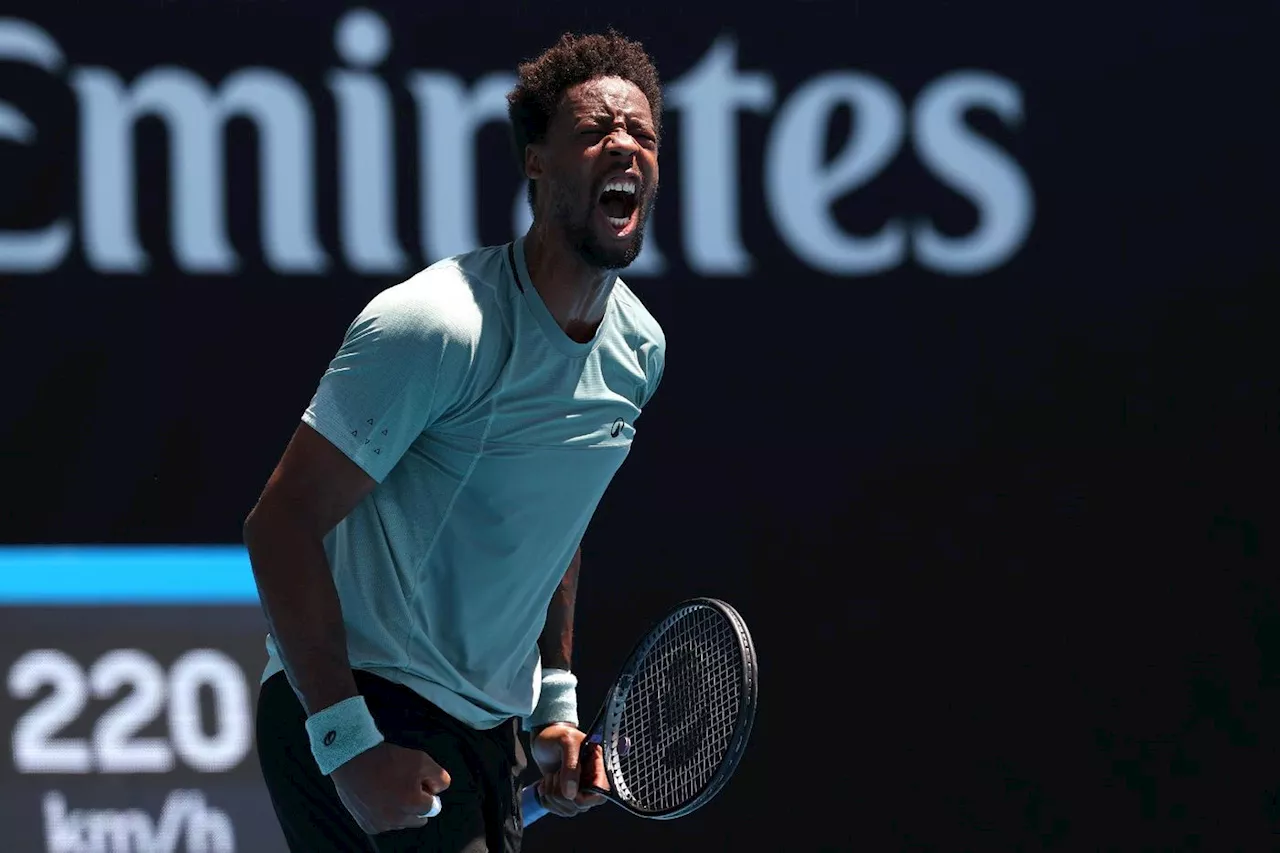 Gaël Monfils, à 38 ans, s'attaque à Taylor Fritz à l'Open d'Australie