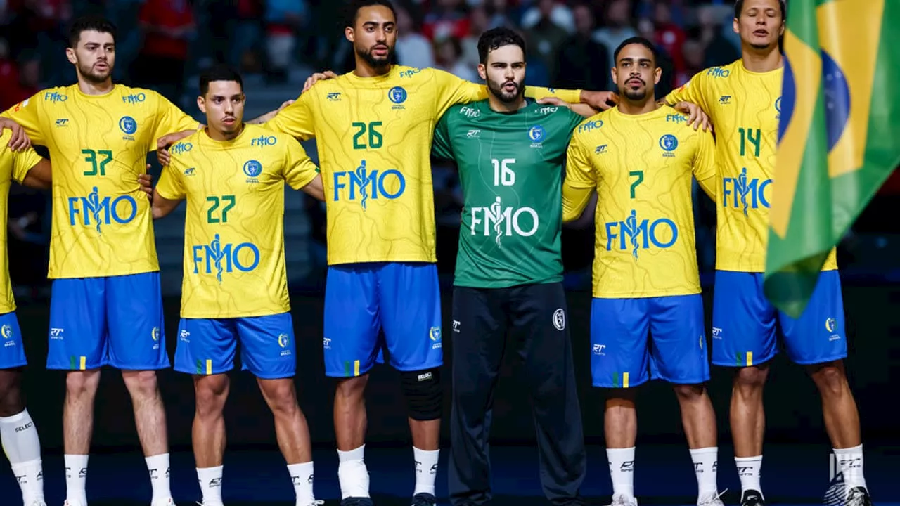 Seleção masculina de handebol luta, mas cai diante de Portugal no Mundial