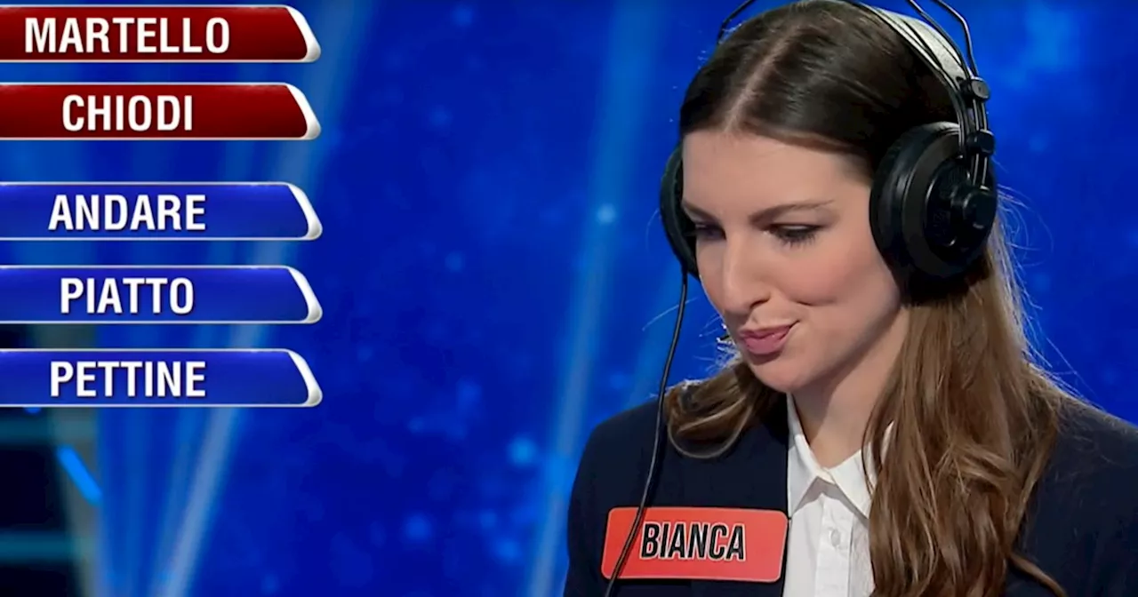 Bianca sfiora il jackpot a L'Eredità ma sbaglia la Ghigliottina