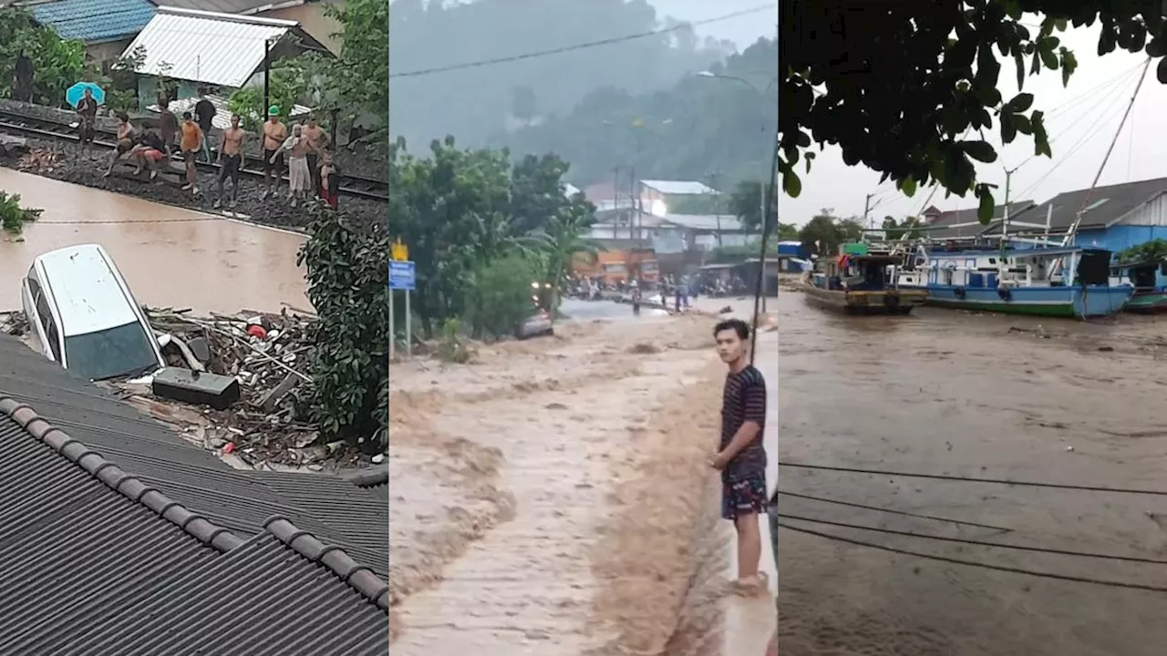 Banjir Bandang Menyerang Bandar Lampung, Satu Warga Hilang