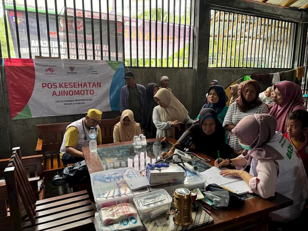 Ajinomoto Gandeng Baznas Bantu Korban Bencana di Sukabumi