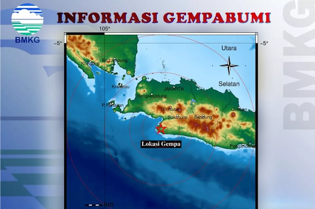 Gempa Tektonik Guncang Sukabumi, Getaran Dirasakan Hingga Bogor