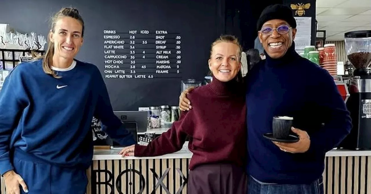 Ian Wright Surprises Lioness Star Jill Scott's Cafe