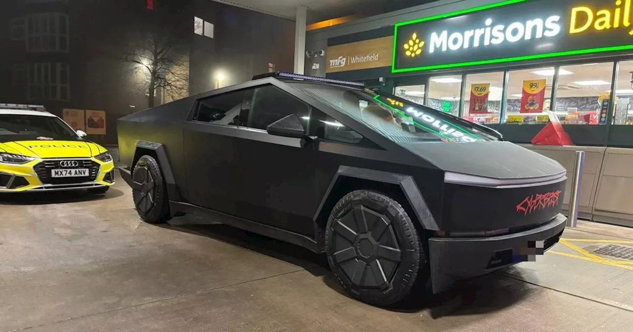 Police Seize 'Toy-Like' Tesla Cybertruck in Greater Manchester Over Safety Concerns