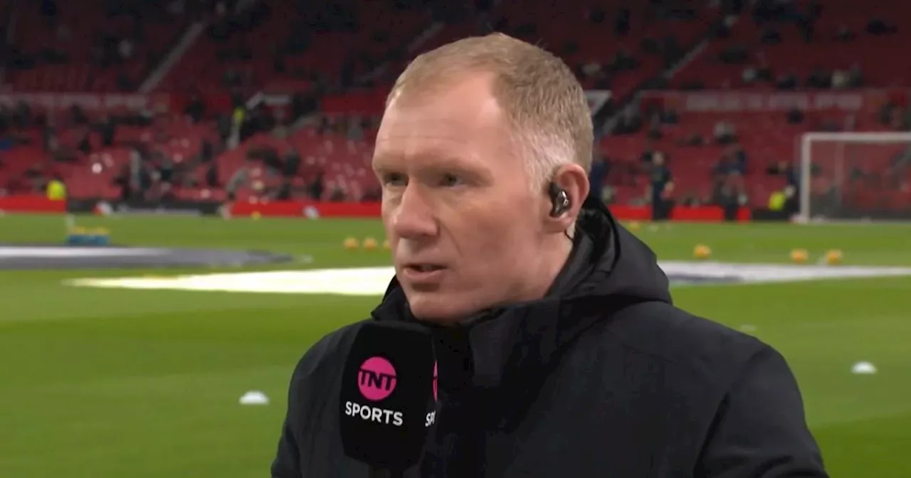 Paul Scholes tells Man Utd fans not to worry if 'scruffy' £70m star is sold